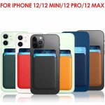 Wholesale PU Leather Magnetic Card Wallet Pouch Holder for iPhone 12 / 12 Pro / 12 Mini /12 Pro Max (Navy Blue)